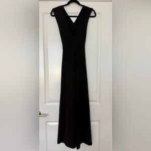 Lulu’s Thinking Out Loud Black Backless Jumpsuit